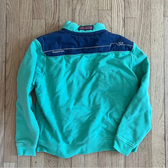 Vineyard Vines Quarter Zip Pull Over Sweatshirt Size Large 16-18 - Picture 5 of 11